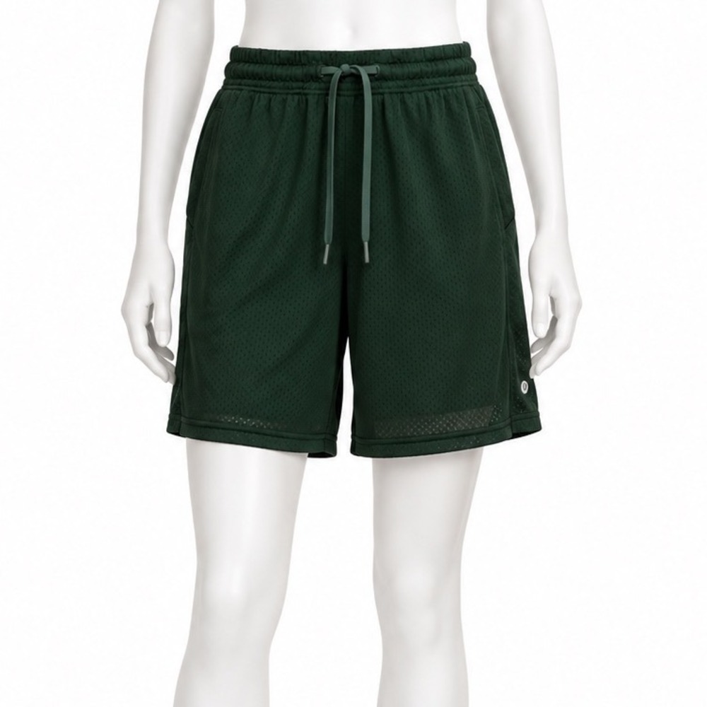 Lululemon Relaxed Fit Mesh Training
Shorts Women's 2 Green 8" Basketball Gym